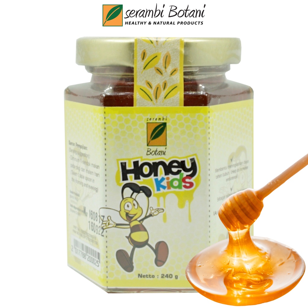

Madu Anak Asli Murni 240g Standar Internasional Serambi Botani Store