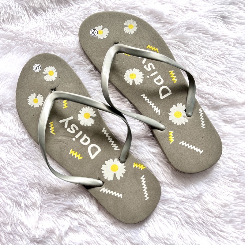 Sandal Jepit Wanita Daisy Bahan spon AR