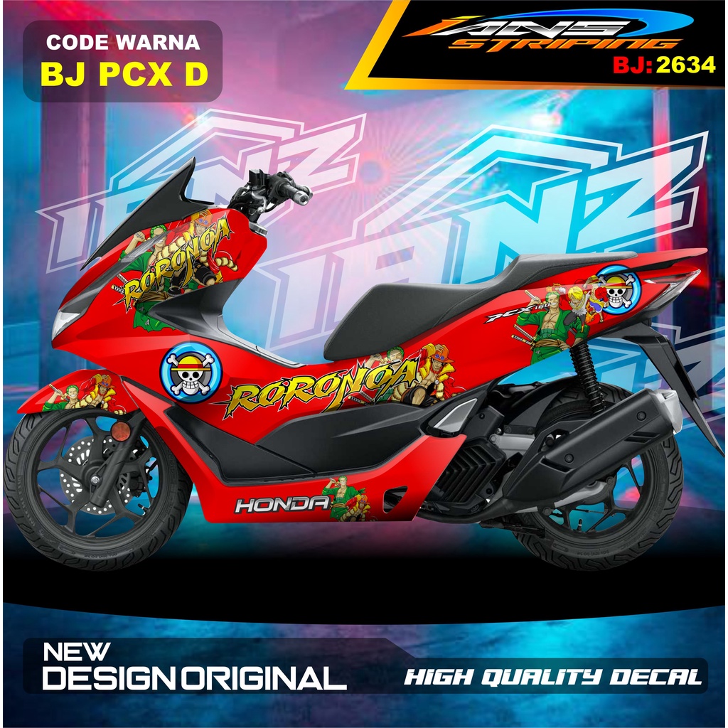 STIKER DECAL FULL BODY PCX 150 / DECAL STICKER MOTOR HONDA PCX 160 / STIKER FULL BODY PCX HIGH QUALITY / STIKER MOTOR