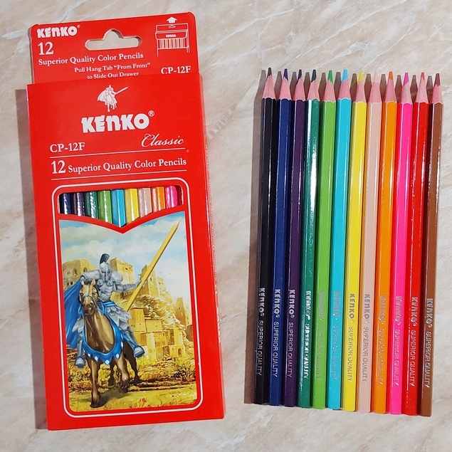 

(SET) PENSIL WARNA KENKO CP-12F / KENKO 12 WARNA CP-12F / PENSIL WARNA KENKO CP-12F