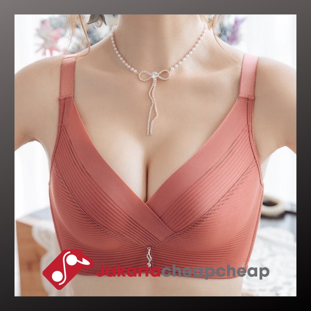 JC090 Pakaian Dalam Wanita Busa Push Up Bra Sexy Tanpa Kawat