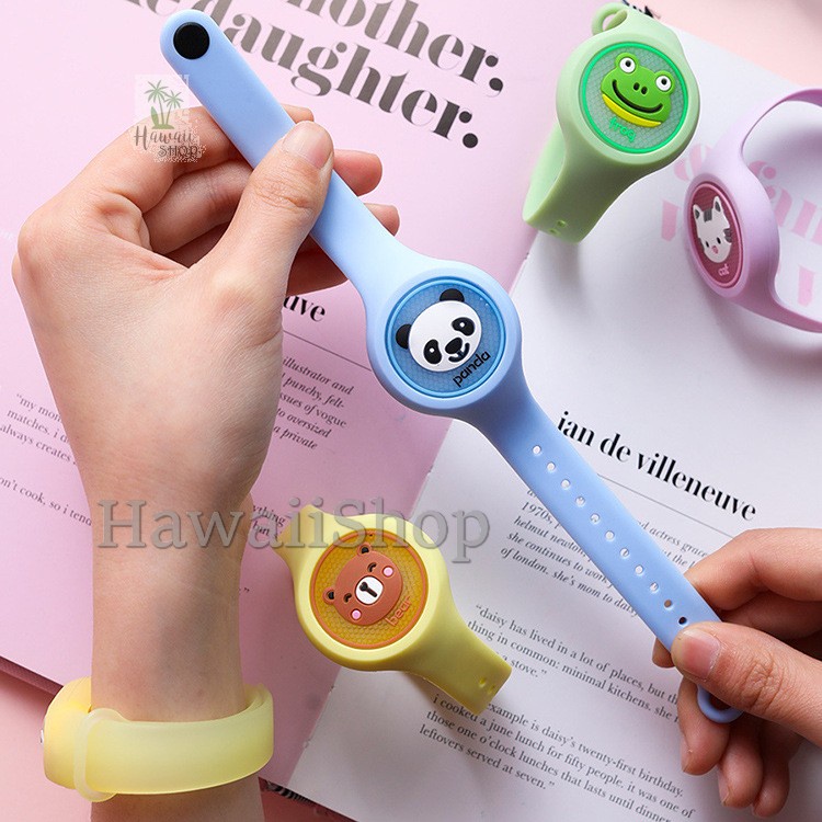 Gelang anti nyamuk LED / Jam tangan anak LED