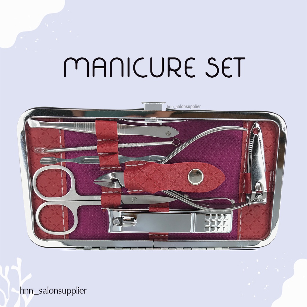 Gunting Kuku Set isi 18 pcs Alat Manicure Pedicure Pembersih Kuku