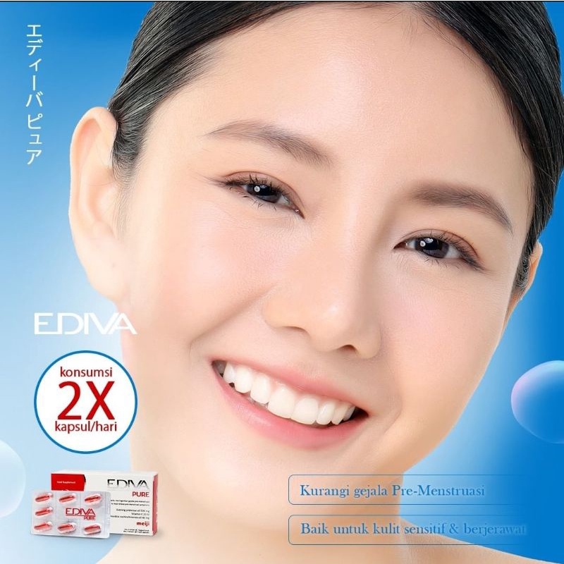 Ediva YOUNG BOX isi 28 by Meiji JAPAN Kulit glowing anti aging