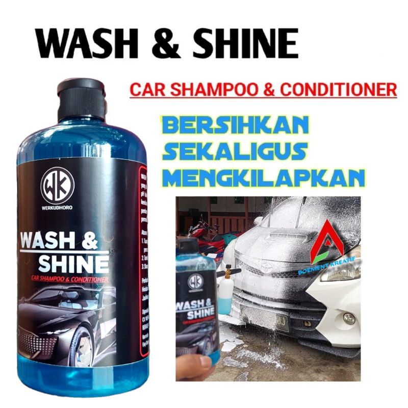 Shampoo Mobil Salju / Shampoo Steam Salju / Shampoo Wash &amp; Shine WK / Shampoo Motor