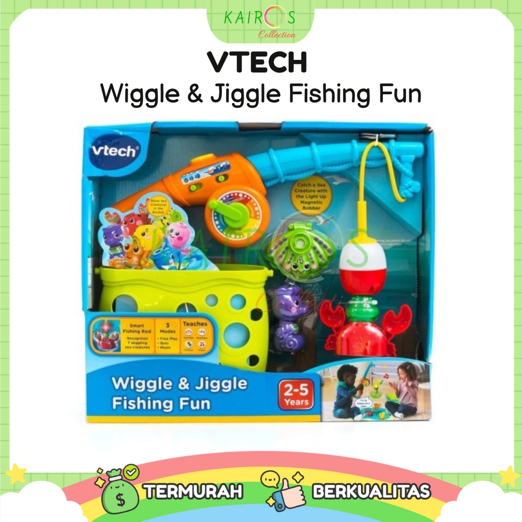 VTECH Wiggle &amp; Jiggle Fishing Fun Original / Mainan Pancingan Anak
