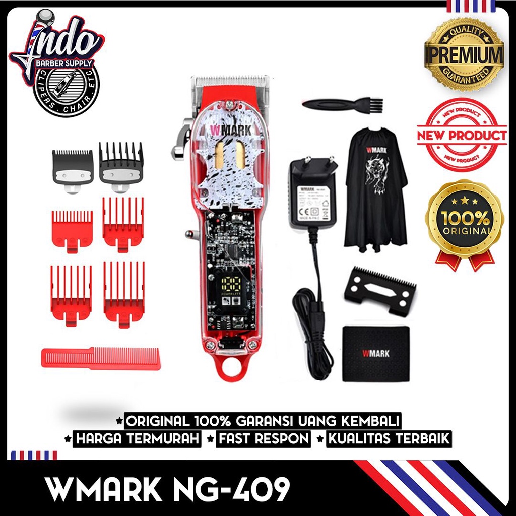 Wmark NG 409 Alat Cukur Elektrik Pangkas Rambut Barbershop