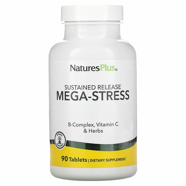 NaturesPlus Natures Plus Mega-Stress Sustained Release 90 Tabs
