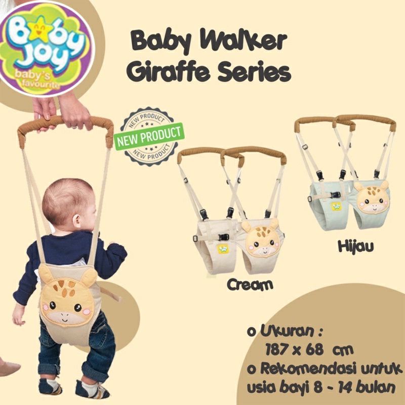 Baby Walker Alat Bantu Jalan Bayi GIRAFFE SERIES merk BABY JOY - BJG3048 /Baby Moon Walk Alat Bantu