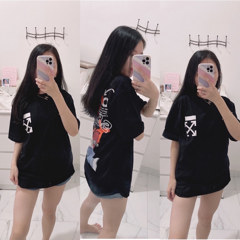 kaos oversize wanita pendi/mickeymouse/unicorn/kawssquad/moschinodt.oversize kaos wanita.kaos oversize cwe polos korean murah