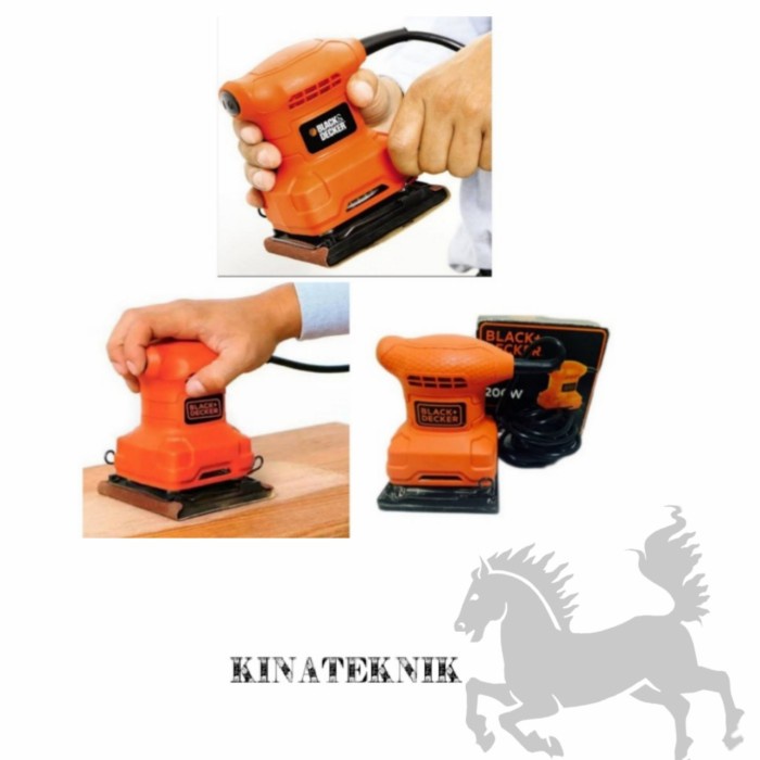 Amplas Black + Decker Mesin Amplas Sander Bs200-B1