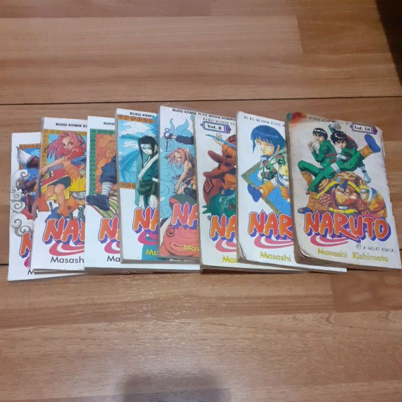 Komik Naruto Vol 1-10 Original