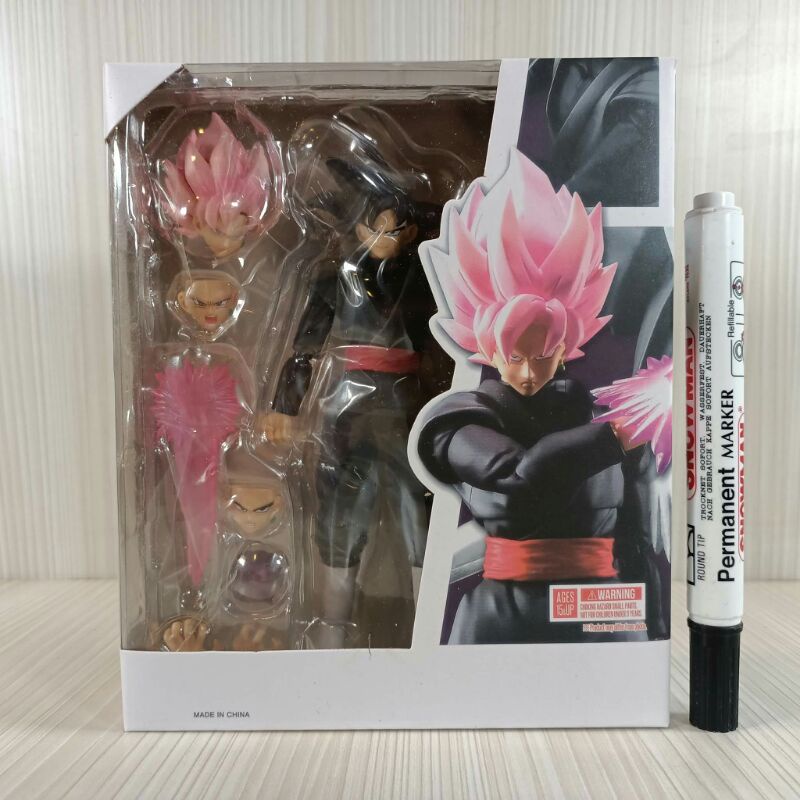 mainan action figureshf son gokou blackshfiguarts recast bandaidragon ball supertinggi sekitar 6 inc