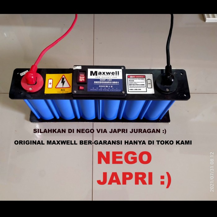 ultra Capacitor super kapasitor maxwell