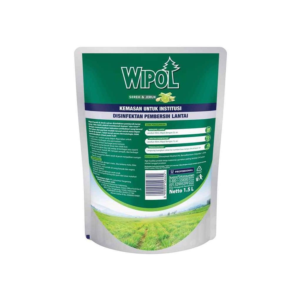 Wipol Professional Disinfektan Karbol Cemara 2 x 1.5 L