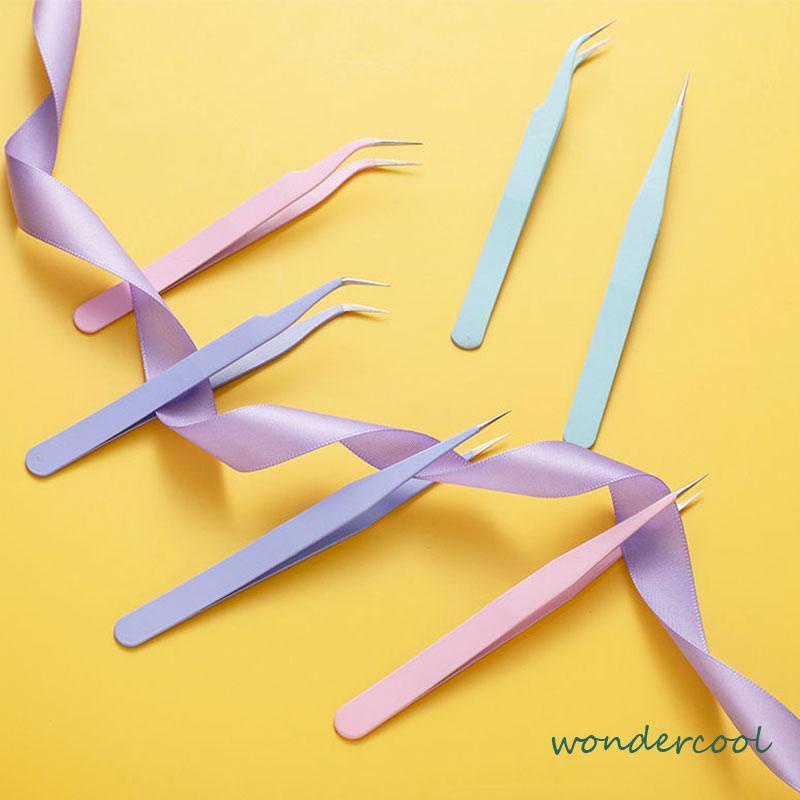 Pinset Lengkung Gundam Stiker Scrapbook Tools Warna Pastel Lucu Tweezer Sticker Pinset-Won
