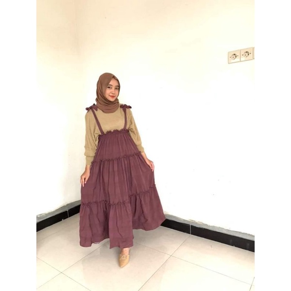 OVERALL CRINCLE/ OVERALL CANTIKA BAHAN CRINCLE BY ABIDAHGALLERY