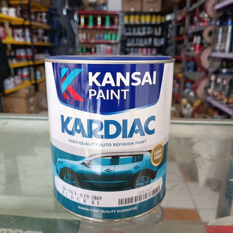 

Kardiac black / cat hitam gloss pekat 1L JunDW