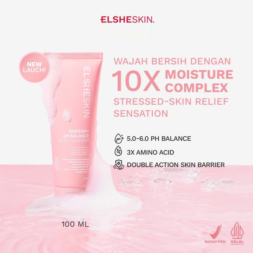 ★ BB ★ ElsheSkin Barrier + pH Balance Jelly Cleanser - Moisturizing and Gentle Facial Wash | Sabun Cuci Muka Semua Jenis Kulit