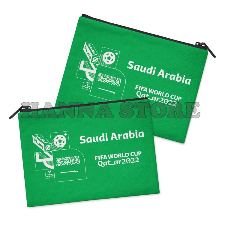 Tas Dompet Souvenir Piala dunia 2022 bola Arab saudi