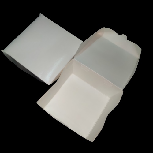 [20pcs] Paper Lunch Box Siomay Putih | Paper Lunch Box Kotak