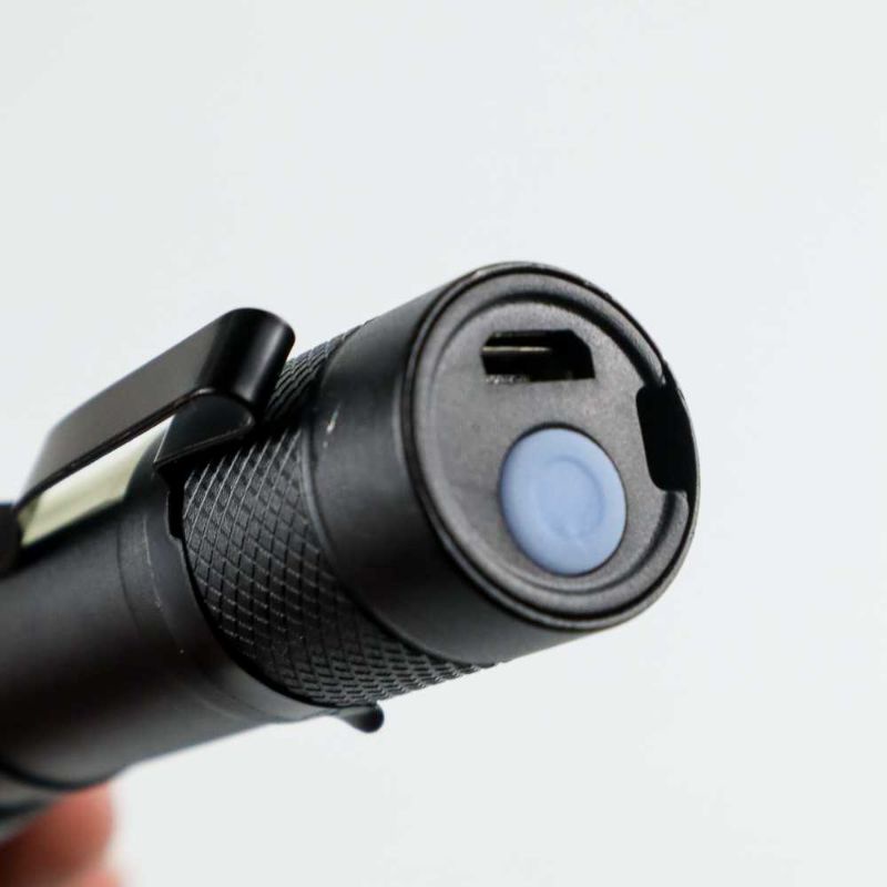 TaffLED Senter LED Mini Rechargeable Q5 dan COB 300 Lumens - 7098