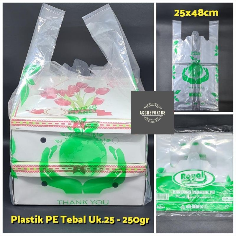 Hd Delman Uk 25  Ramah Lingkungan Kantong Plastik Kresek Go Green Save Planet