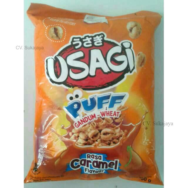 

Usagi series Usagi Puff / Pop Corn Rasa Caramel 60 gram Usagi Ball Chese, Bbq