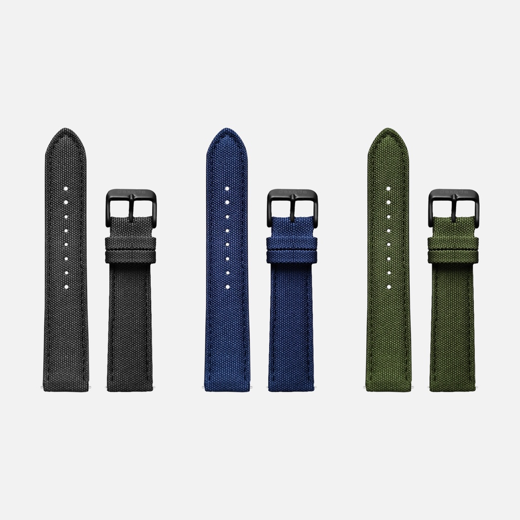 Tali Strap Jam Tangan Pria Canvas Quick Release Spring Bar - Dekade World