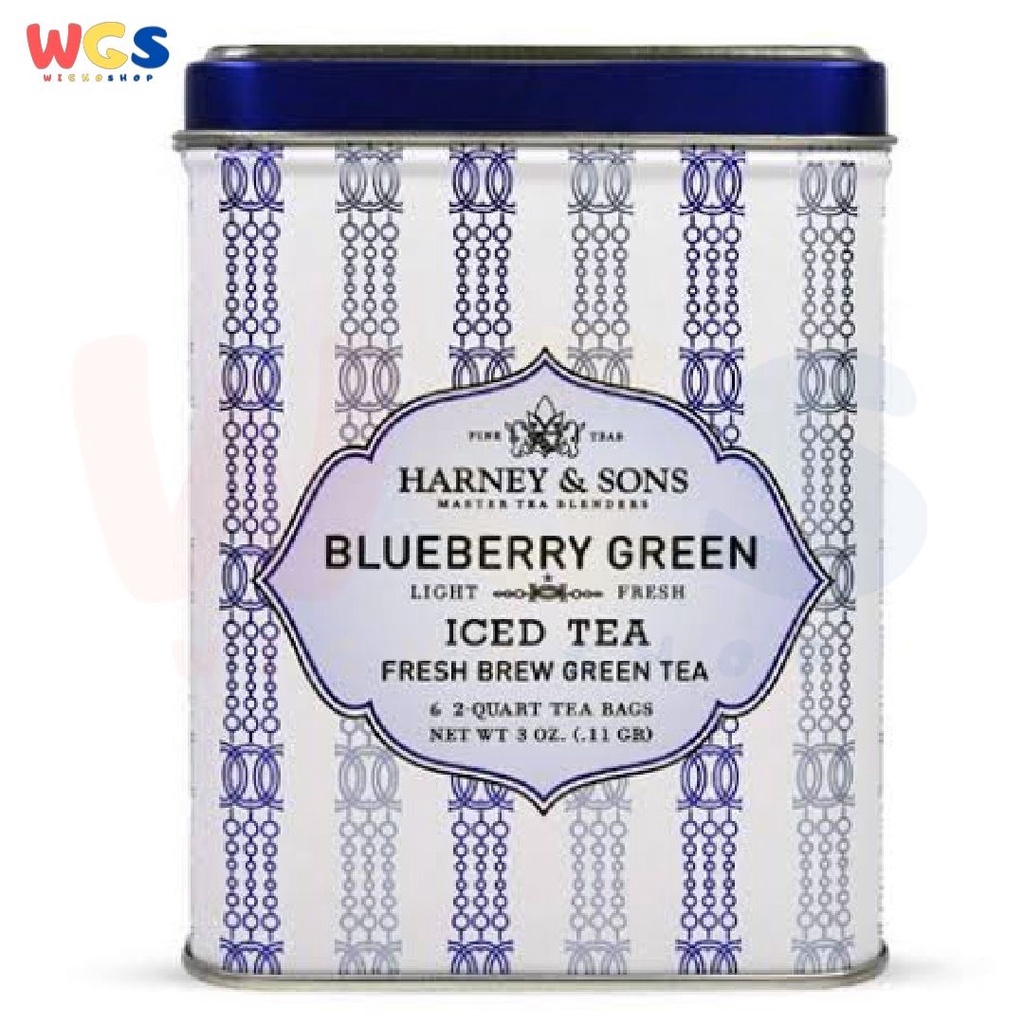 Harney &amp; Sons Blueberry Green Iced Tea Fresh Brew Green Tea 3oz 85g