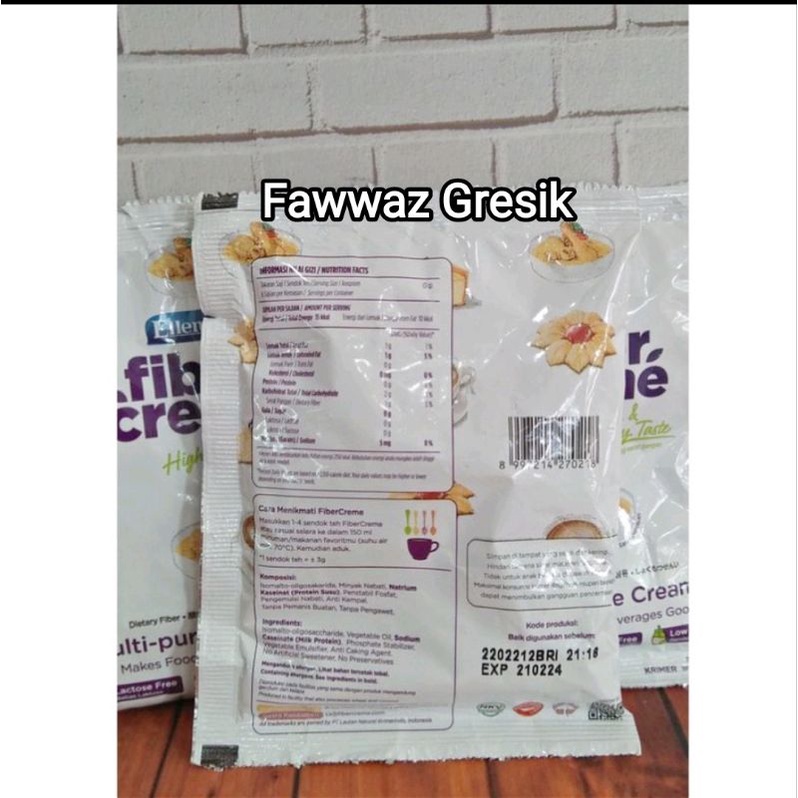 Fiber Creme 20gr / Ellenka Fiber Creme 20 gr Pengganti Santan