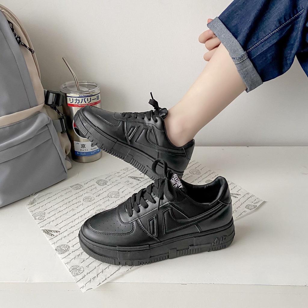 Zealo.Shoes 213 Sepatu Wanita Sepatu Sekolah Hitam Import Premium Quality