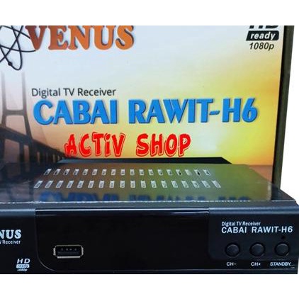 Set Top Box TV Digital DVB T2 VENUS Cabai Rawit H5 New - STB H6
