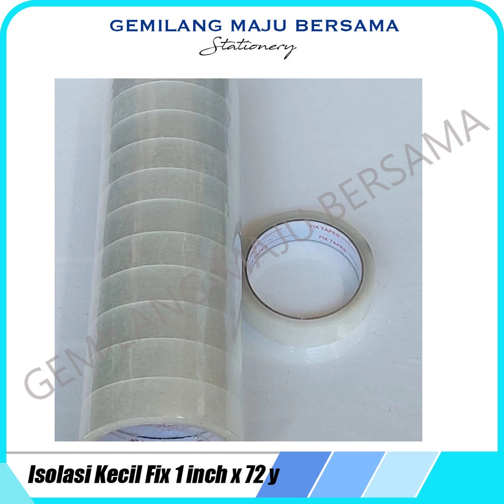 

Isolasi Kecil Merk Fix 1" x 72Y