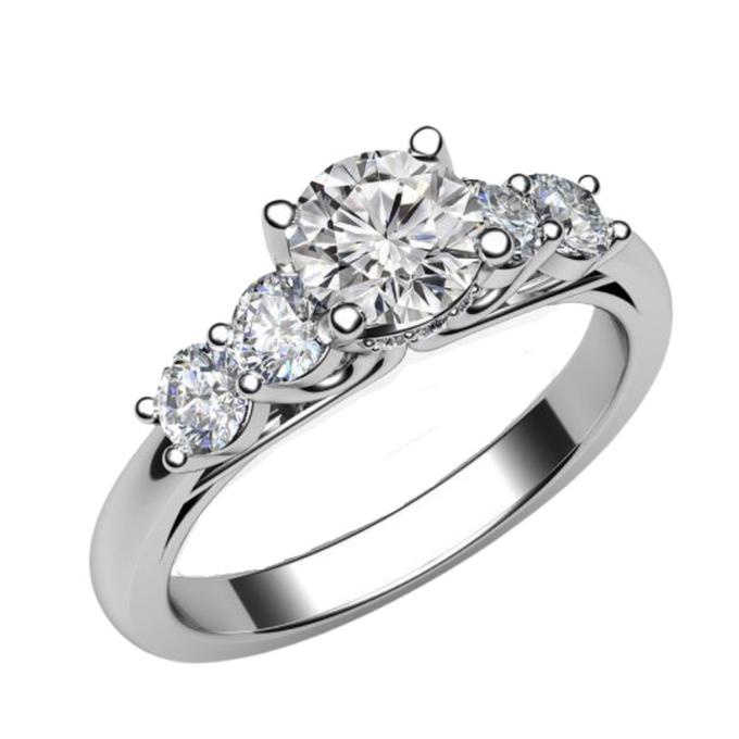 1901 Hijab Cincin Berlian Swarovski Silver