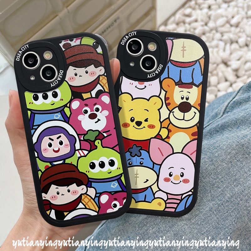 Soft Case TPU Motif Winnie the Pooh Disney Untuk IPhone 11 13 12 14 Pro MAX 7 8 6 6s 14 Plus XR X XS MAX SE 2020