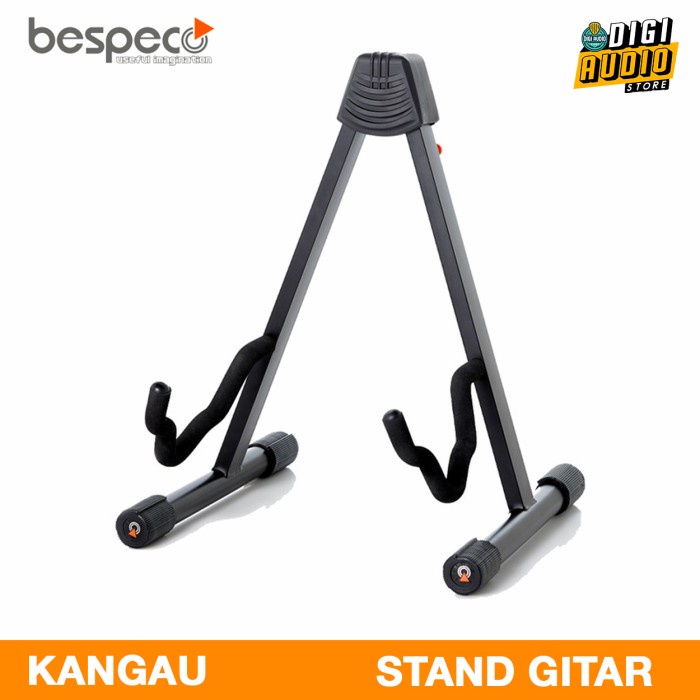Stand Gitar Akustik & Elektrik - Universal Guitar Stand Bespeco Kangau #Original