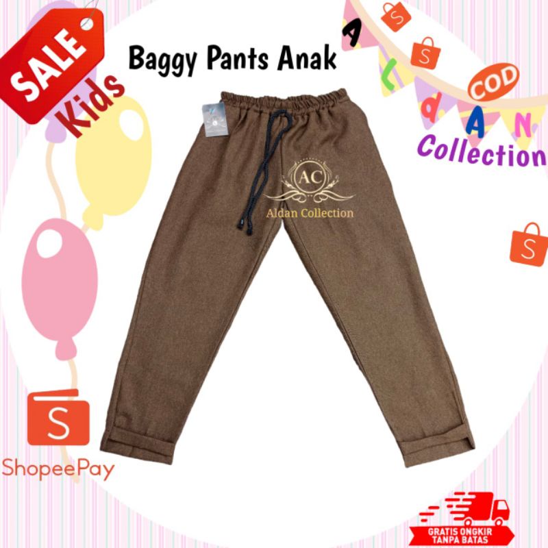 Celana Baggy Pants Anak Perempuan Tanggung Usia 8-13 Tahun / Baggy Pants Anak Perempuan / Celana Panjang Anak Perempuan / Celana Anak Perempuan