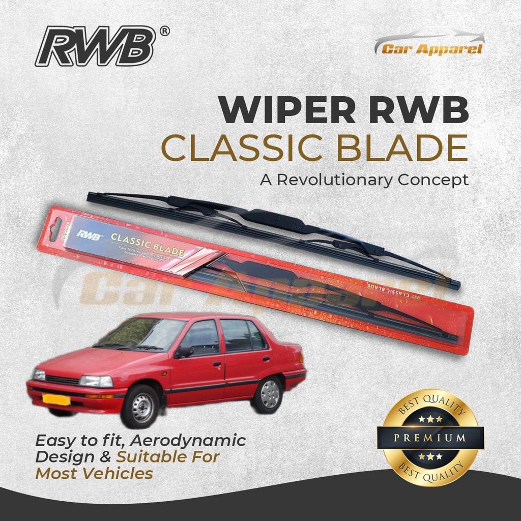 Wiper RWB Classic Charade Classy Sedan 1991 Hybrid / Windshield Charade Classy
