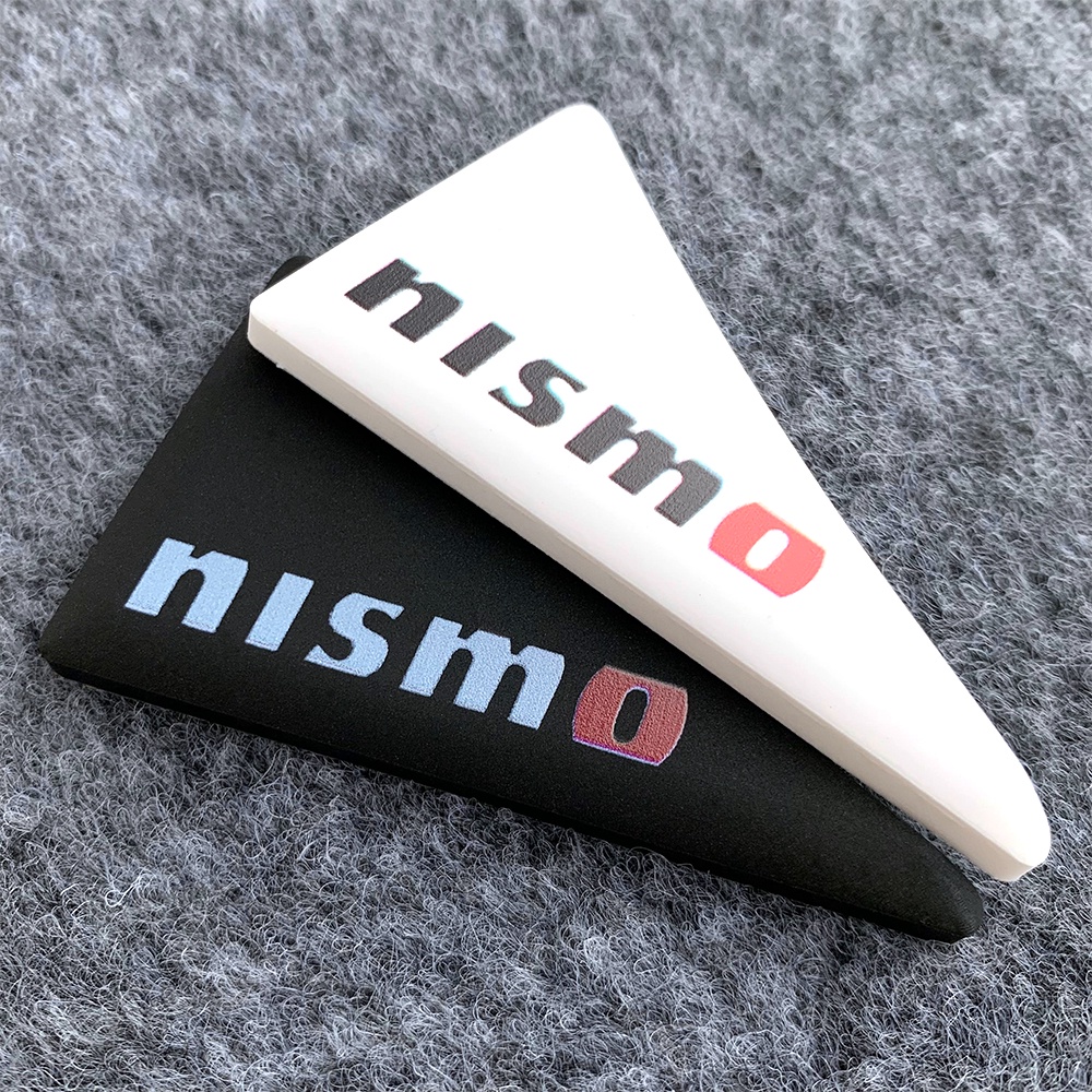 Nismo Mobil Sudut Pintu Mobil Stiker Perlindungan Stiker Anti Tabrakan Gores Silikon Karet Logo Nissan Qashqai Juke Sentra Patrol Navara X-trail Sunny LIVINA MARET