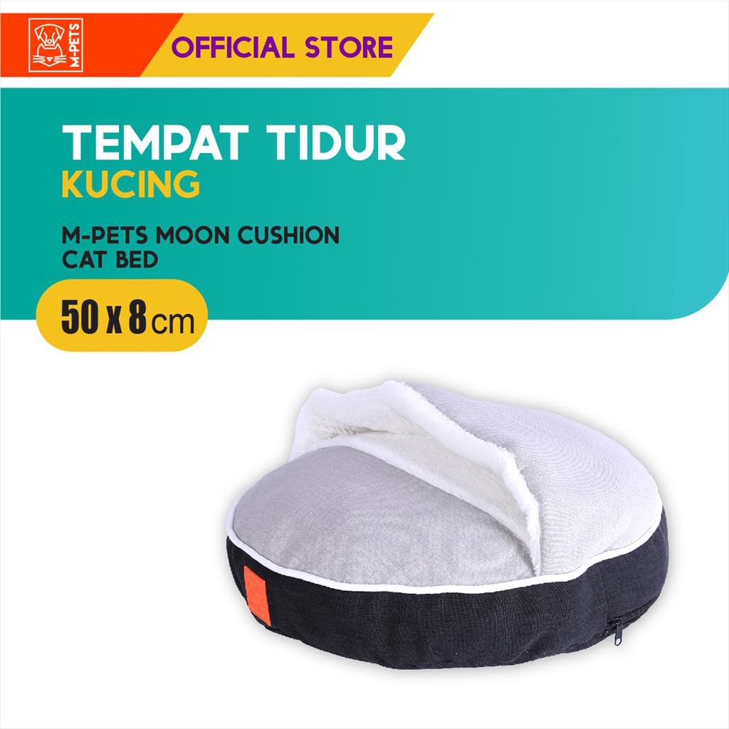 M-Pets Moon Cushion Cat Bed / Kasur Tempat Tidur Kucing