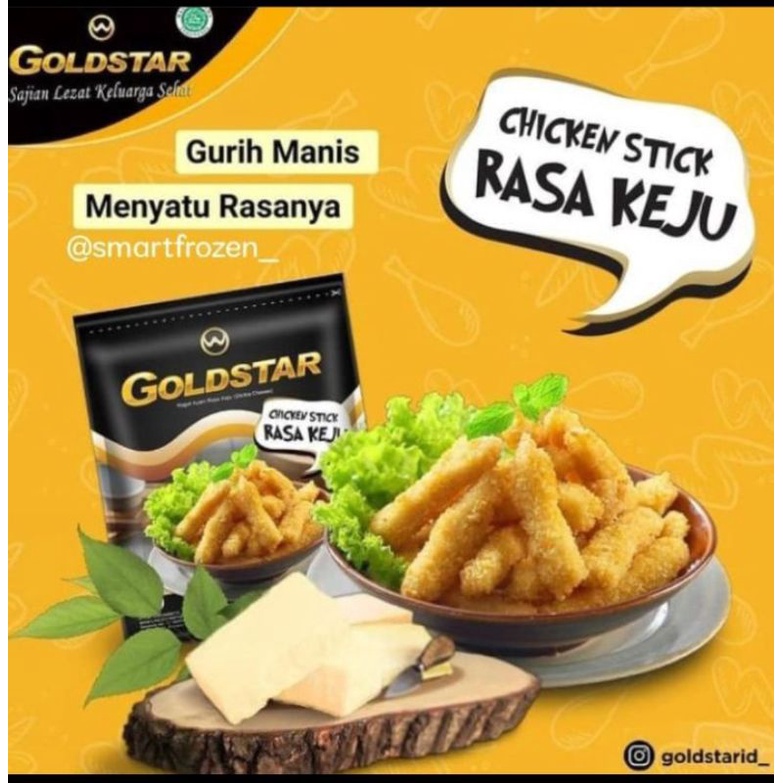 GOLDSTAR NUGGET STIK KEJU 500GR