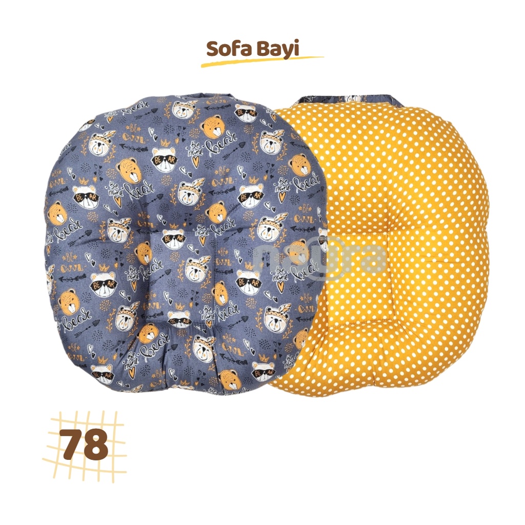 Sofa Bayi Multifungsi Nyaman dan Empuk - Grey