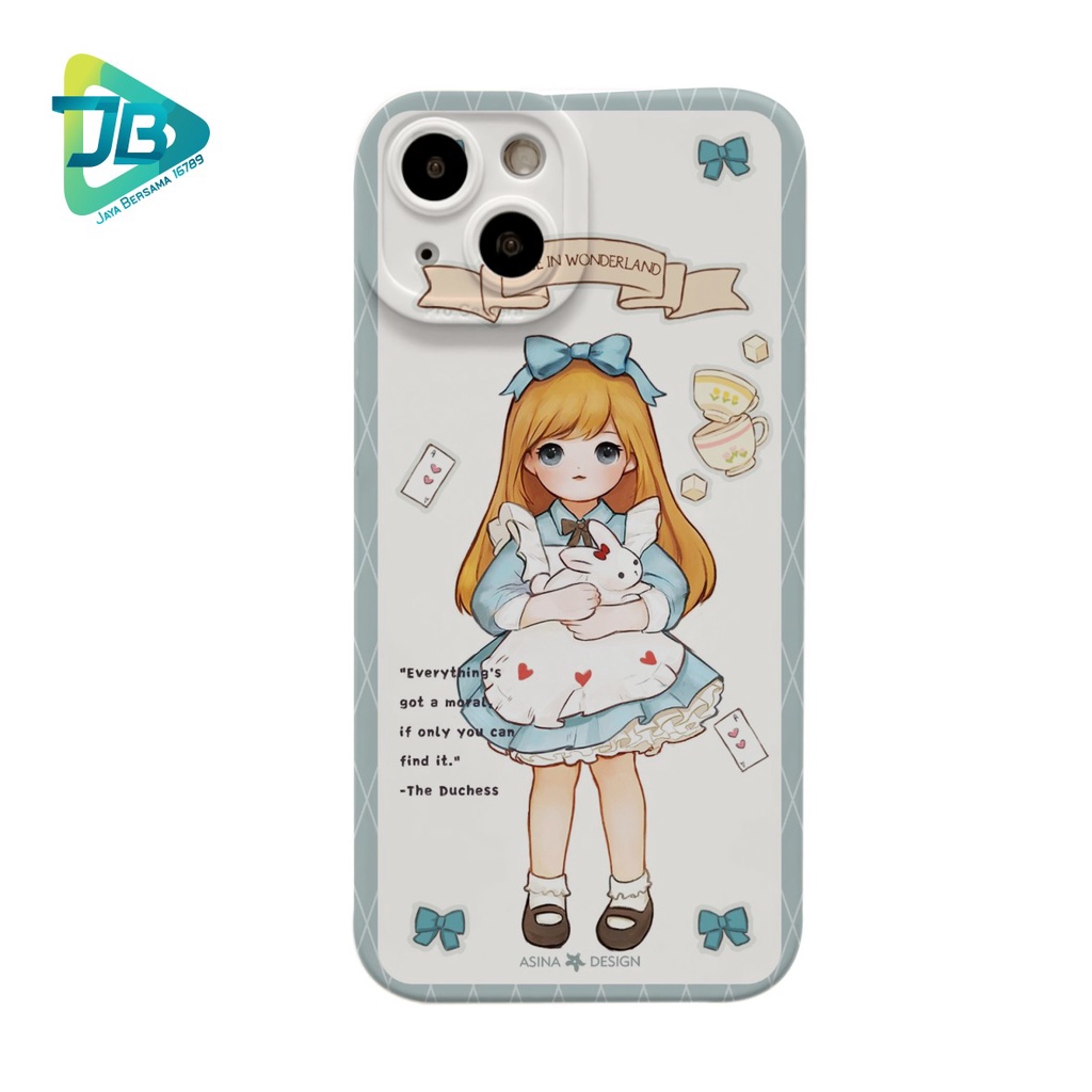 CUSTOM CASE SOFTCASE SILIKON PROCAMERA ALICE CUSTOM OPPO REALME VIVO XIAOMI SAMSUNG INFINIX IPHONE FOR ALL TYPE JB6186