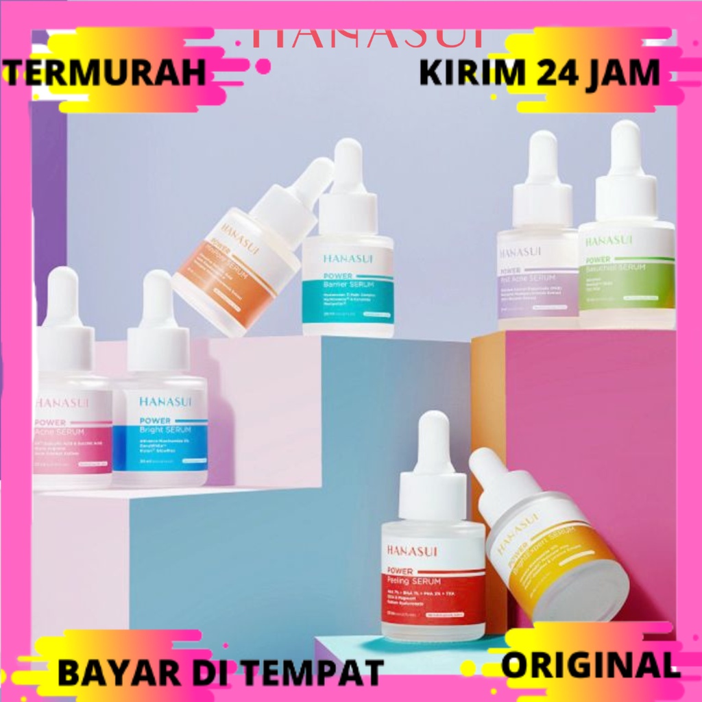 HANASUI Power Serum Bright expert | Acne | Bakuchiol | Barrier | Peeling Serum | BPOM