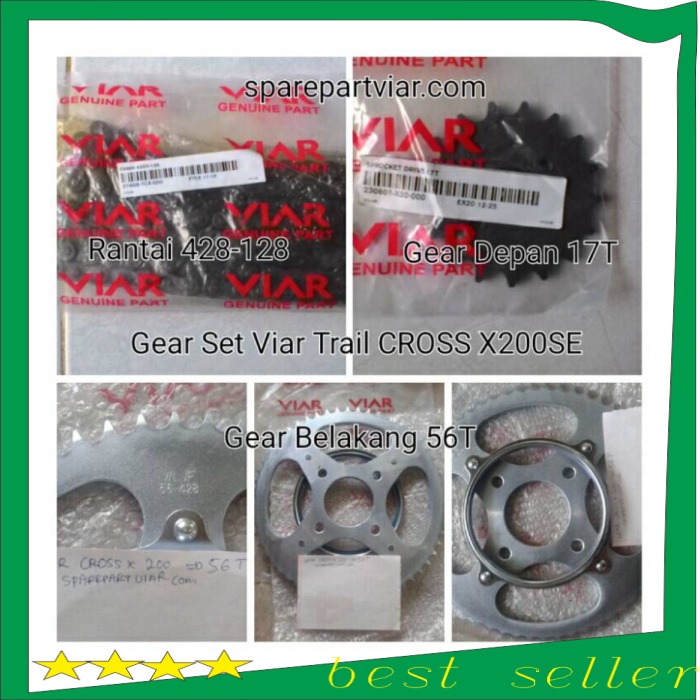 Gear Set VIAR TRAIL CROSS X 200SE