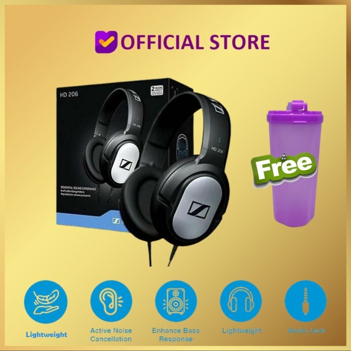 Sennheiser HD 206 Over Ear Headphones HD206