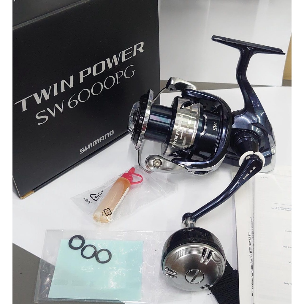 REEL PANCING SHIMANO TWIN POWER SW 6000 PG HG 2021 TWINPOWER 6000 JAPAN