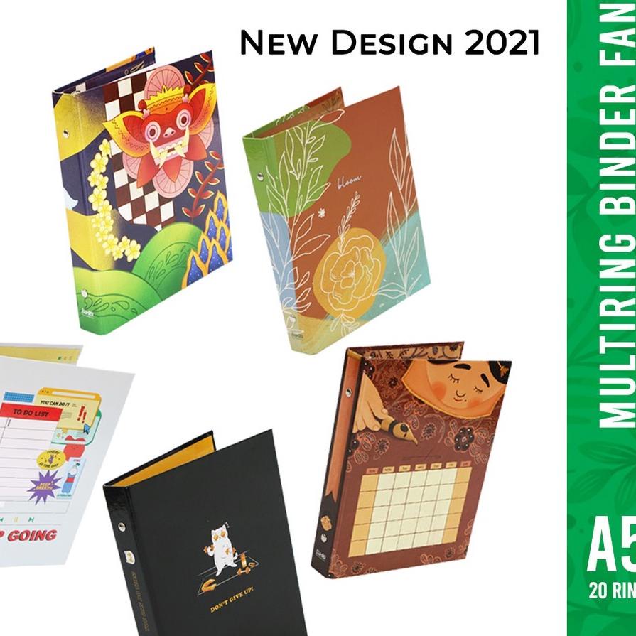 

Obral Baru Bantex Binder A5 20 Ring Motif Fancy