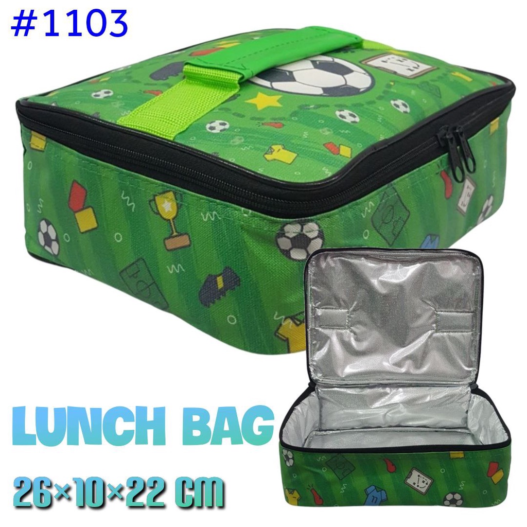 Tas Makan Smiggle / Tas Bekal Lunch Bag Smiggle Bola